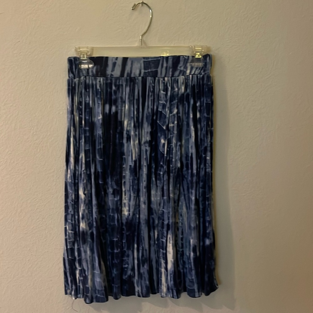 Blue Tie-dye Skirt